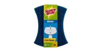 Esponja para limpeza de banheiro Scotch-Brite
