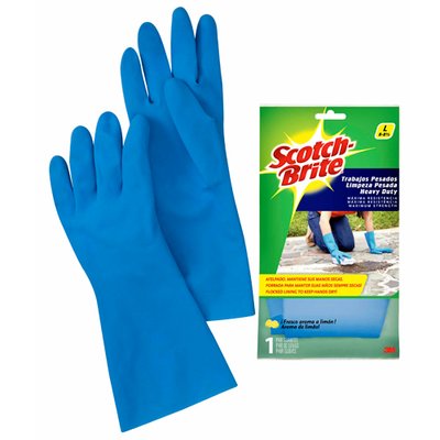 Guantes Scotch-Brite® Afelpado Trabajo Pesado - Grande
